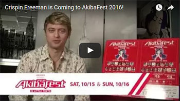 Crispin Freeman is Coming to AkibaFest 2016!